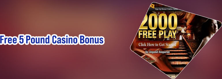 10 pound free casino bonus