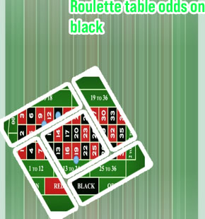 Roulette payout on black